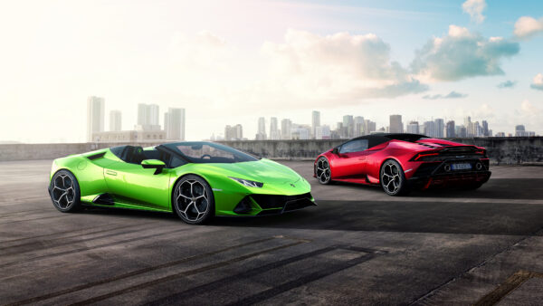 Wallpaper Lamborghini, Evo, Spyder, Huracan, 2019