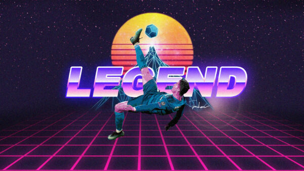 Wallpaper Ronaldo, Legend, Retro, Cristiano