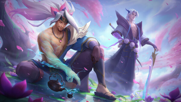 Wallpaper Yone, And, League, Desktop, Legends, Yasuo, Games