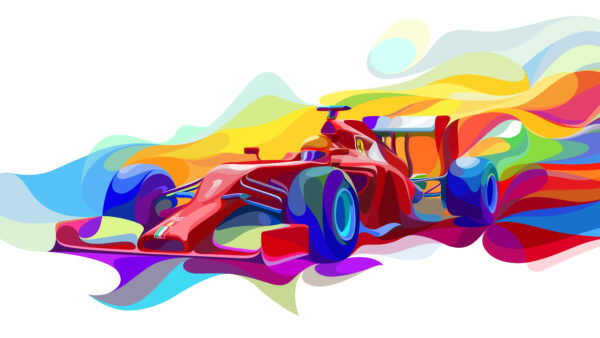 Wallpaper Ferrari, Formula, One, Artwork
