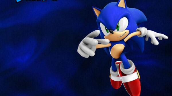 Wallpaper The, Hedgehog, Face, Angry, Dark, Blue, Desktop, Sonic, Background