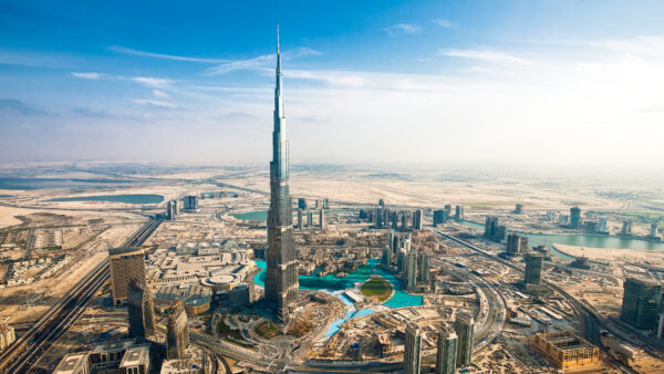 Wallpaper City, Aerial, View, Architecture, Dubai, Travel, Panorama, Cityscape, Desktop, Building, Skyscraper