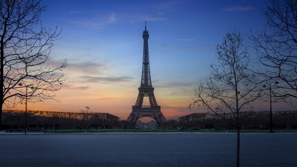 Wallpaper Desktop, Tower, Mobile, Paris, Blue, Travel, Background, Sky, With, Eiffel
