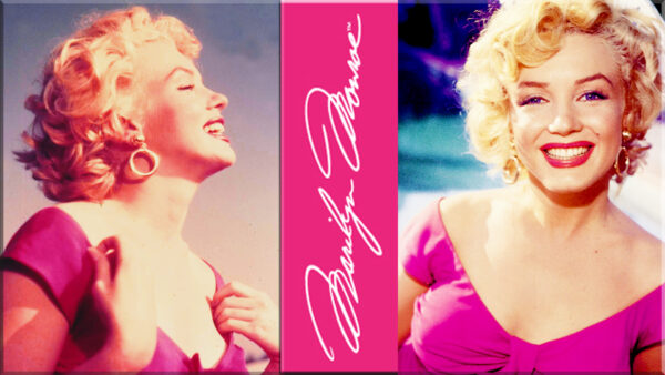 Wallpaper Monroe, Wearing, Dress, Desktop, Pink, Marilyn, Celebrities