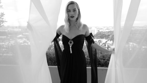 Wallpaper Desktop, Dress, Mobile, Robbie, Stunning, Celebrities, Margot, Black