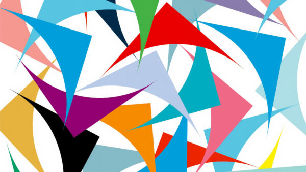 Wallpaper Red, White, Green, Abstract, Desktop, Blue