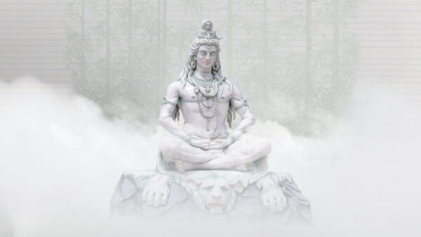 Wallpaper White, Shiva, Background, Statue