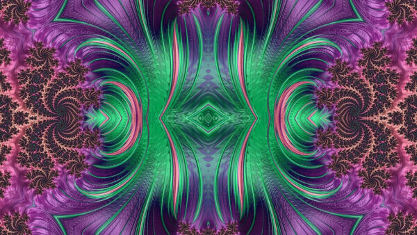 Wallpaper Colors, And, Desktop, Green, Abstract, Art, Pink, Digital