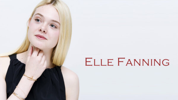 Wallpaper Elle, Wearing, Background, Desktop, Dress, White, Black, Fanning, Mary