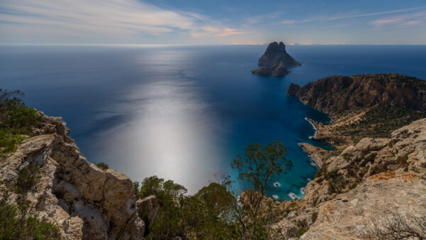 Wallpaper Nature, Under, Landscape, Blue, View, Sky, Ocean, Mountain