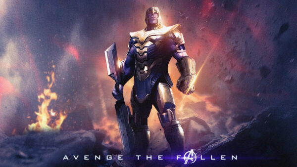 Wallpaper Avengers, Endgame, Thanos