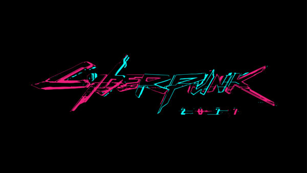 Wallpaper 2077, Neon, Cyberpunk, Logo