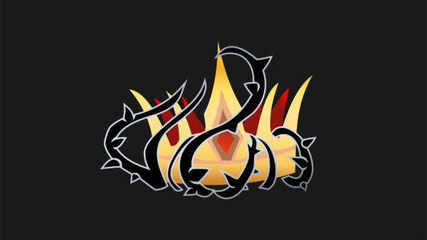 Wallpaper Genshin, Logo, Impact, Desktop