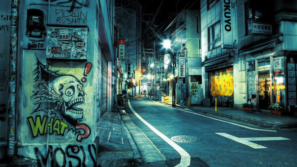 Wallpaper Japanese, Urban, City, Desktop, Background