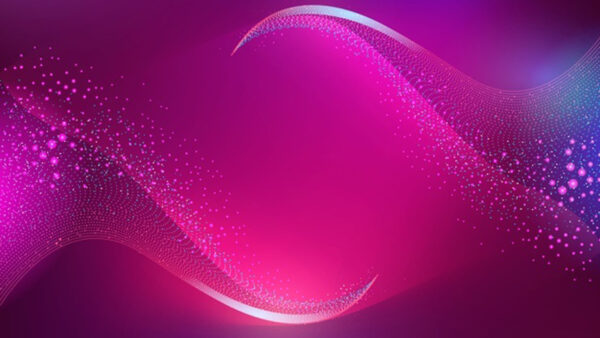 Wallpaper Pink, Gradient, Abstract, Glowing, Violet, Background, Particles