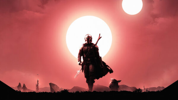 Wallpaper And, Background, With, Red, Baby, Yoda, Moon, Desktop, Wars, Star, Clouds, Movies