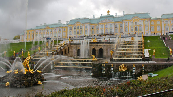 Wallpaper Petersburg, Palace, Saint, Travel, Russia, Peterhof