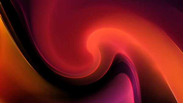 Wallpaper Mobile, Orange, Black, Desktop, Red, Abstract, Curls