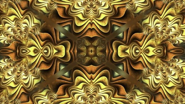 Wallpaper Desktop, Brown, Pattern, Abstract, Kaleidoscope