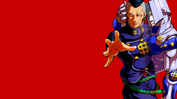 Wallpaper Background, With, Desktop, Red, Jono, Nijimura, Robot, Anime, Side, Okuyasu