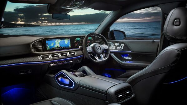 Wallpaper Coupe, 4Matic, Mercedes, AMG, 2021, Desktop, Interior, GLE, Cars