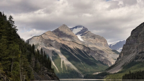 Wallpaper Landscape, Mountains, Background, River, Nature, Mobile, Clouds, White, Rock, Greenery, View, Desktop, Sky, Slope