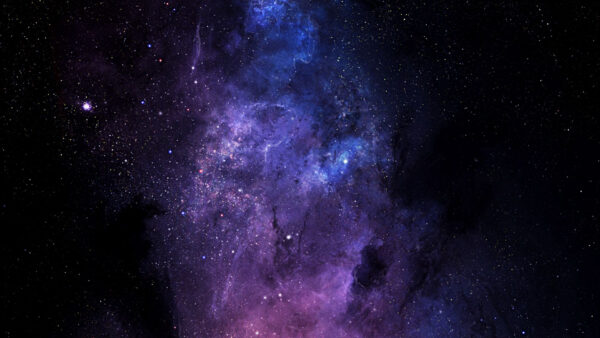 Wallpaper Light, Space, Starry, Pink, Glare, Sky, Blue, Background, Black