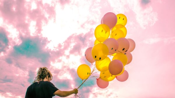 Wallpaper Balloons, Sky, Pink, Desktop, Yellow