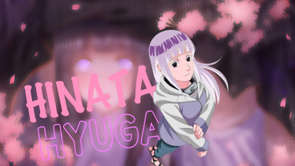 Wallpaper Naruto, Anime, Hyuga, Hinata, Girl