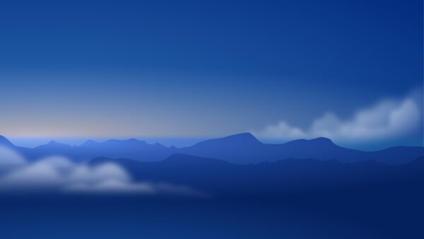 Wallpaper Landscape, Blue, Mountains