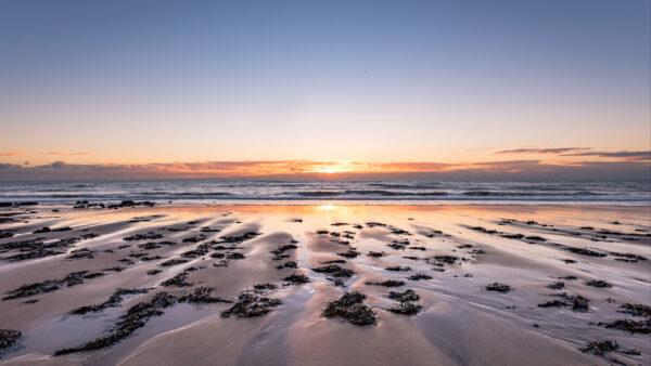 Wallpaper Sunset, Desktop, Sand, Nature, Pc, Wallpaper, Horizon, Background, Free, Sea, 4k, Phone, Cool, Beach, Landscape, Images, Mobile