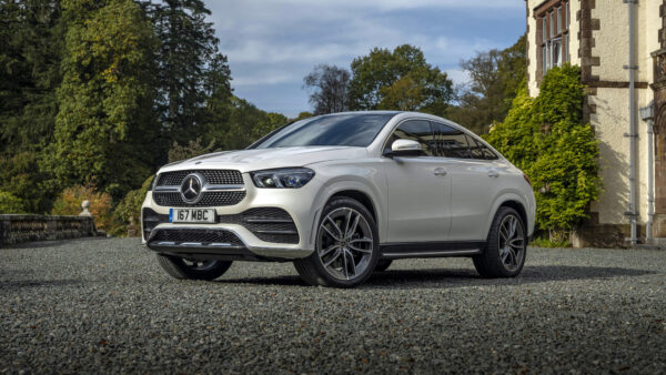 Wallpaper AMG, Coupe, Mercedes-Benz, GLE, Line, Desktop, 400, 2020, 4Matic, Cars, White