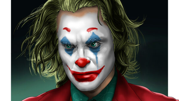 Wallpaper Background, Hair, Green, Joaquin, Desktop, Joker, Phoenix, Eyes, With, Blue, And, Black