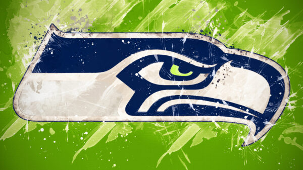 Wallpaper Seattle, Green, Background, Logo, Seahawks, Painting, Desktop