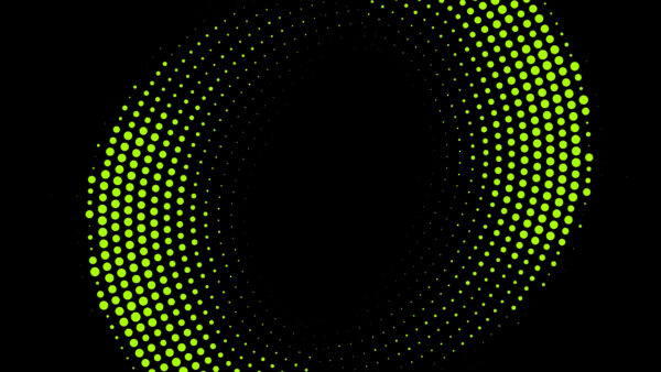 Wallpaper Green, Points, Abstraction, Abstract, Mobile, Desktop, Circles, Black, Background