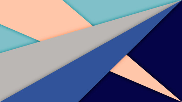 Wallpaper Triangle, Geometric, Blue, Ash, Abstract, Shape