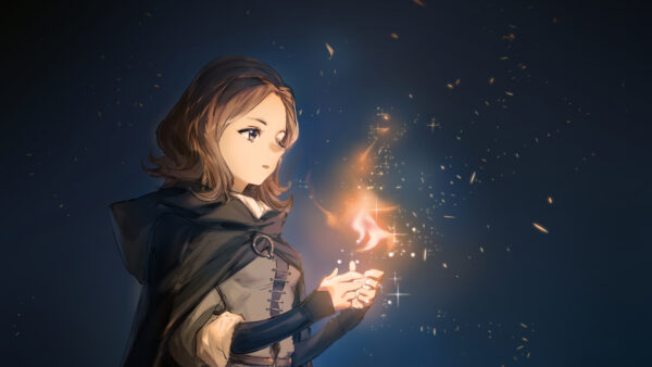 Wallpaper With, Fire, Background, Sky, Ring, Melina, Elden