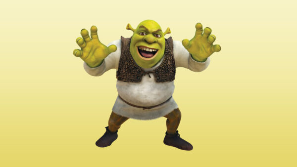 Wallpaper Background, Yellow, Standing, Shrek, Light