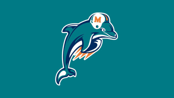 Wallpaper Background, Seagreen, Miami, Dolphins, Logo, NFL