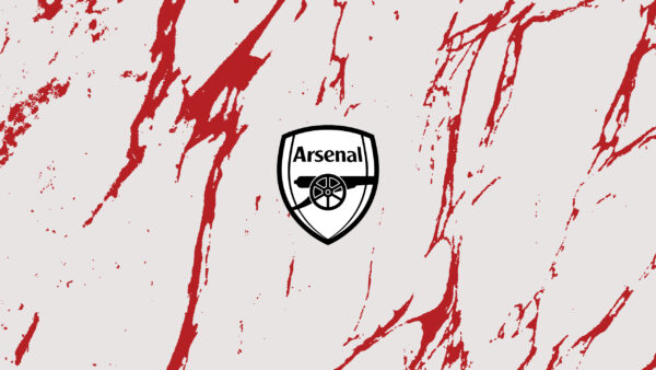 Wallpaper Symbol, Soccer, White, F.C, Background, Arsenal, Crest, Logo, Red, Paint, Emblem