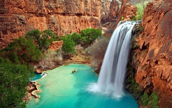 Wallpaper Arizona, Waterfalls