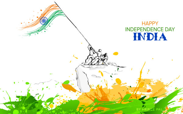 Wallpaper Happy, India, Day, Independence