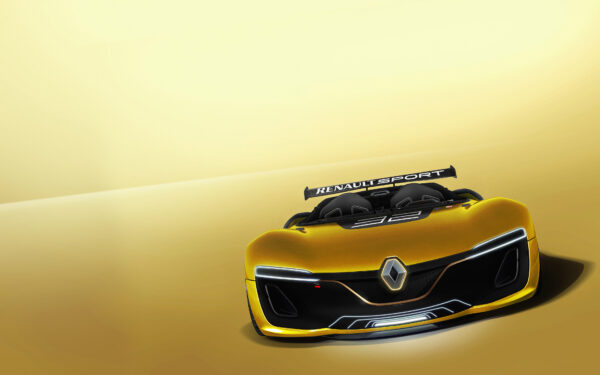 Wallpaper Yellow, Spider, Sport, Renault