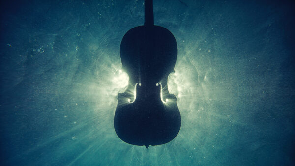 Wallpaper Wooden, Underwater, Cello