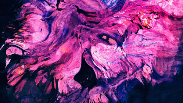 Wallpaper Desktop, Abstract, Paint, Blue, Pink, Liquid, Stains, Mobile, Purple