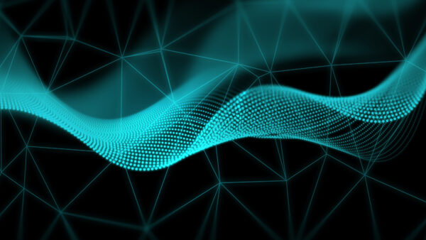 Wallpaper Line, Electric, Art, Geometric, Blue, Darkness, Mobile, Digital, Desktop, Graphics