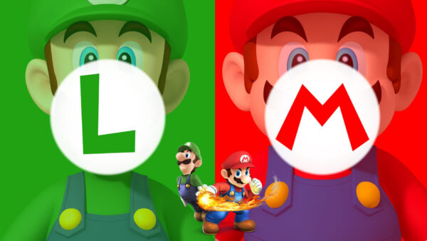 Wallpaper Mario, Green, Games, Luigi, Colors, Red, And