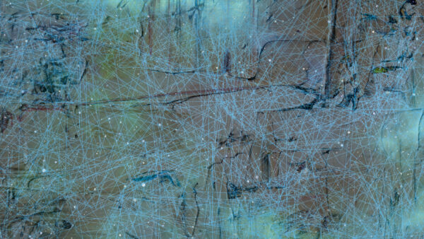 Wallpaper Lines, Blue, Abstract