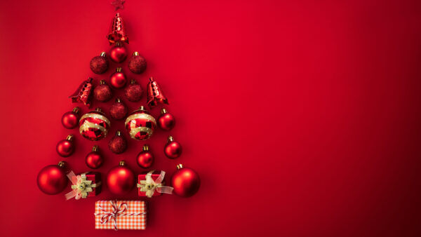Wallpaper Boxes, Red, Mobile, Background, Balls, Gift, Glitter, Desktop, Christmas