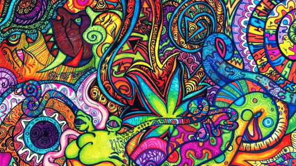 Wallpaper Artistic, Trippy, Colorful, Psychedelic, Desktop, Design